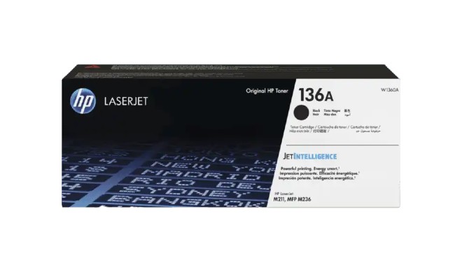 W1360A HP 136A Black Original Toner Cartridge - Image 1