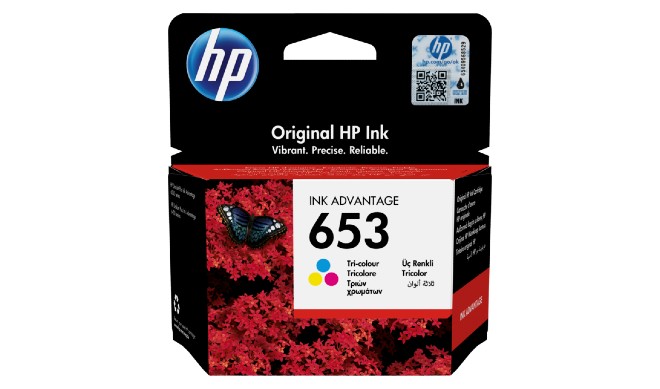HP 653 Tri-color