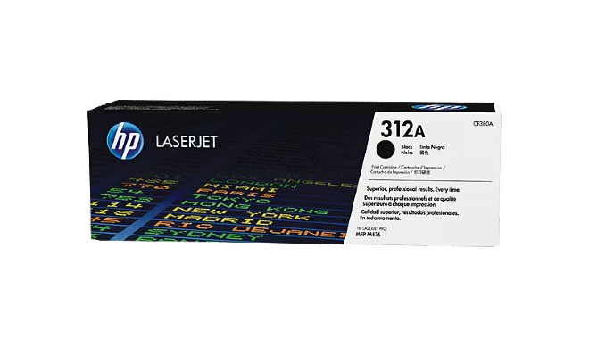 312b (2) HP 312X Black Original LaserJet Toner Cartridge - Image 1