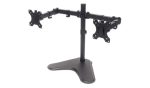 Universal Dual Monitor Stand with Double-Link Swing Arms