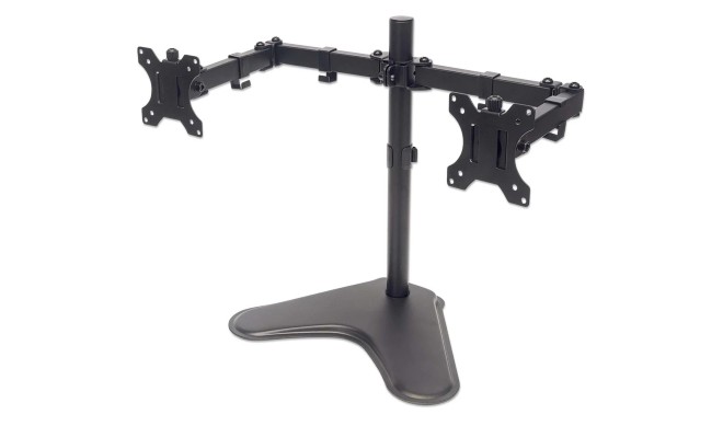 stand Universal Dual Monitor Stand with Double-Link Swing Arms - Image 1